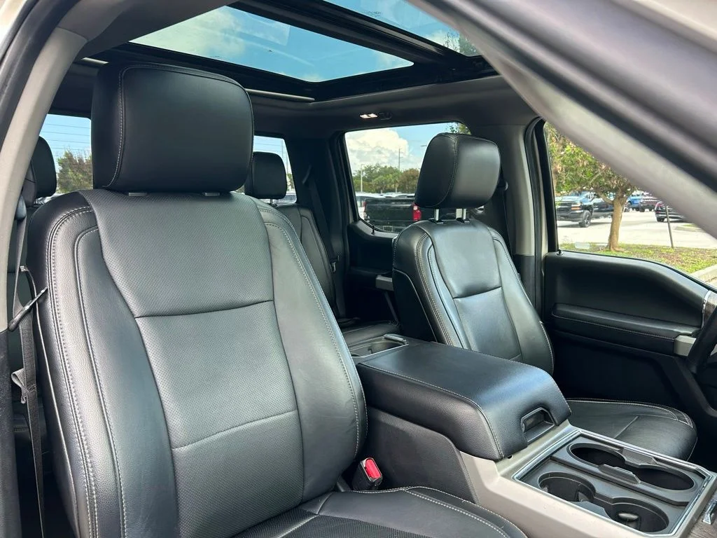 Used 2017 White Gold Metallic Ford Lariat image 45