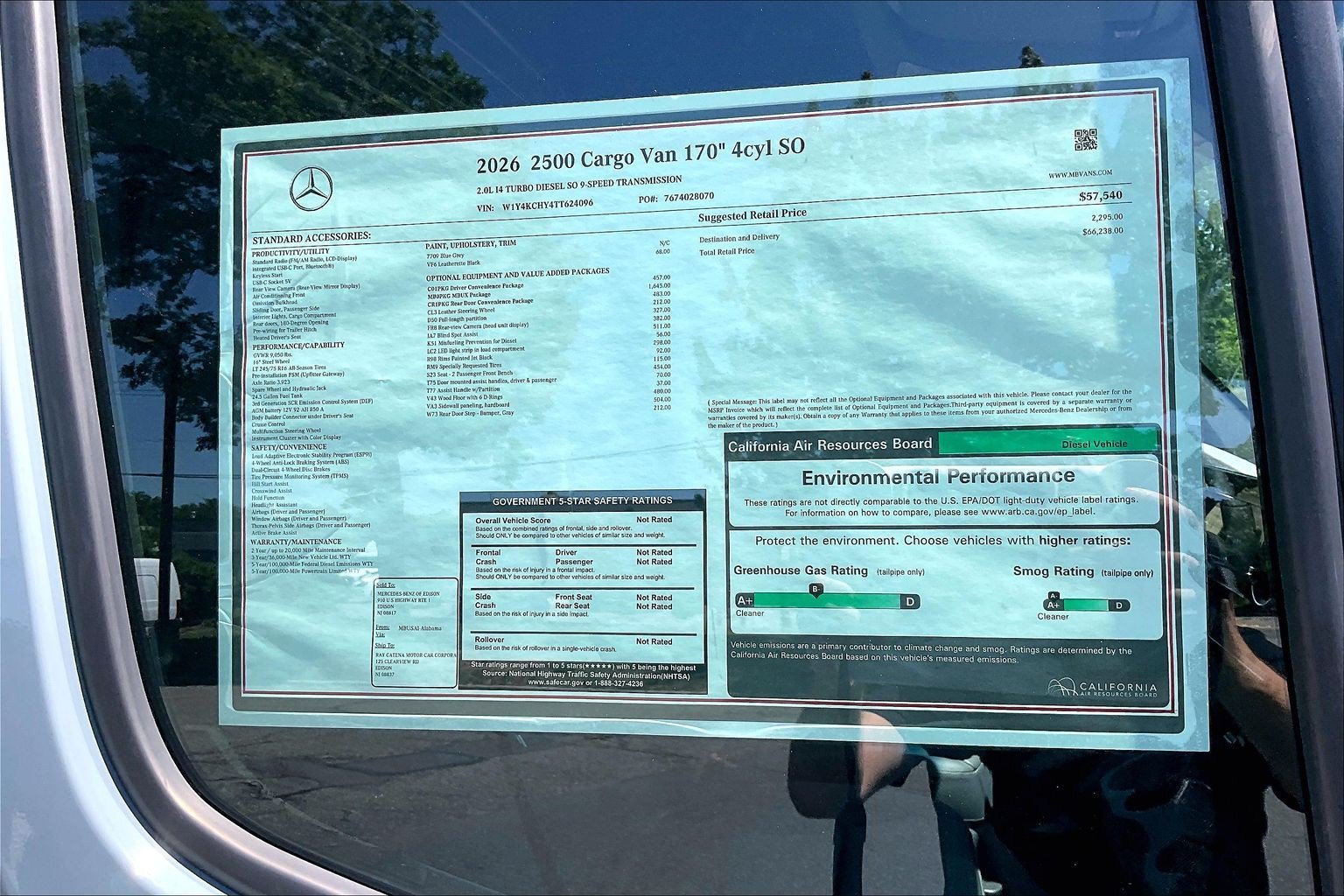 New 2026 Blue Gray Mercedes-Benz Cargo 170 WB image 26
