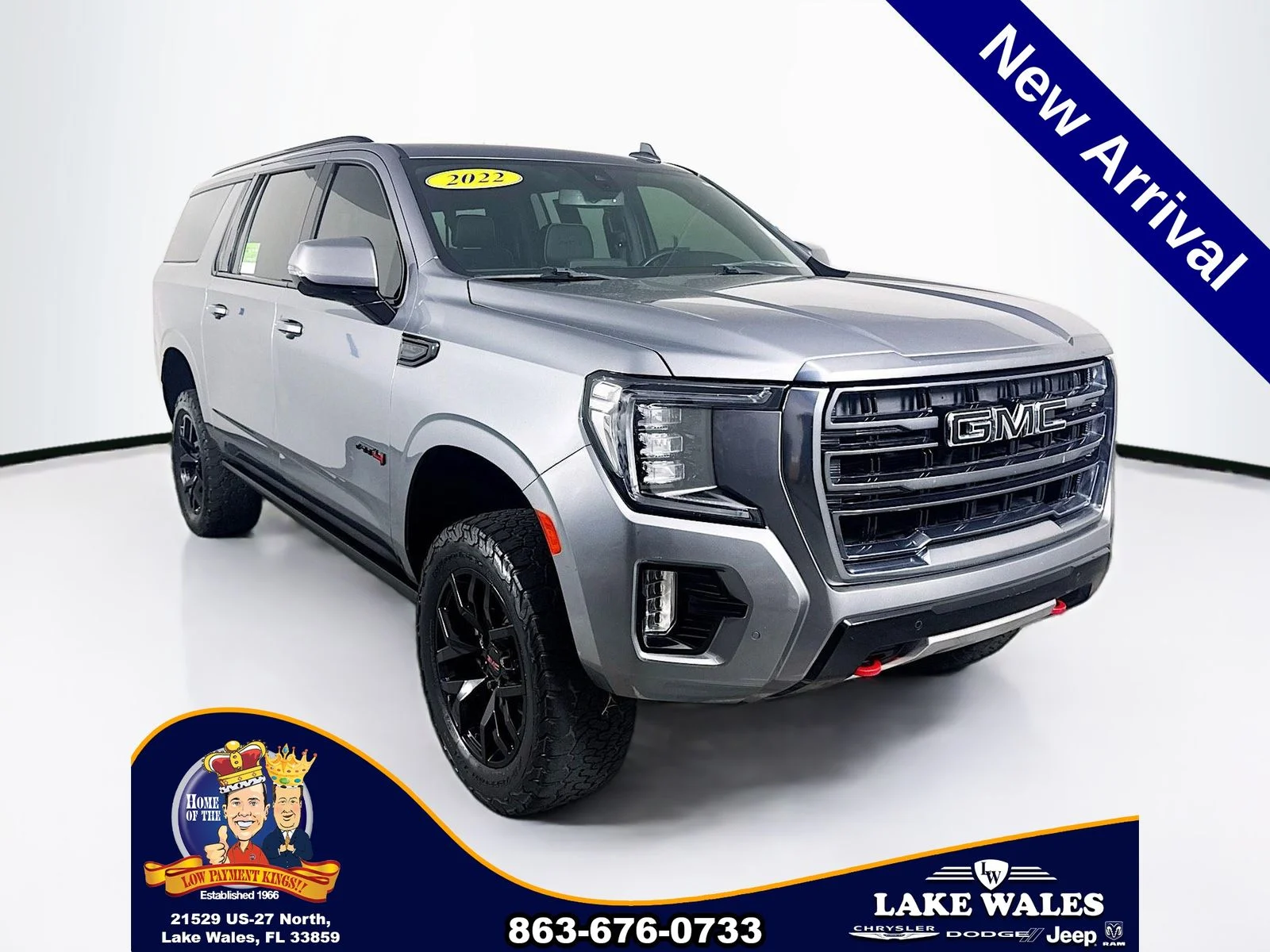 Used 2022 Gray GMC AT4 image 1