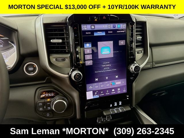 New 2026 Diamond Black Crystal Pearl-Coat Exterior Paint Ram Big Horn/Lone Star image 15