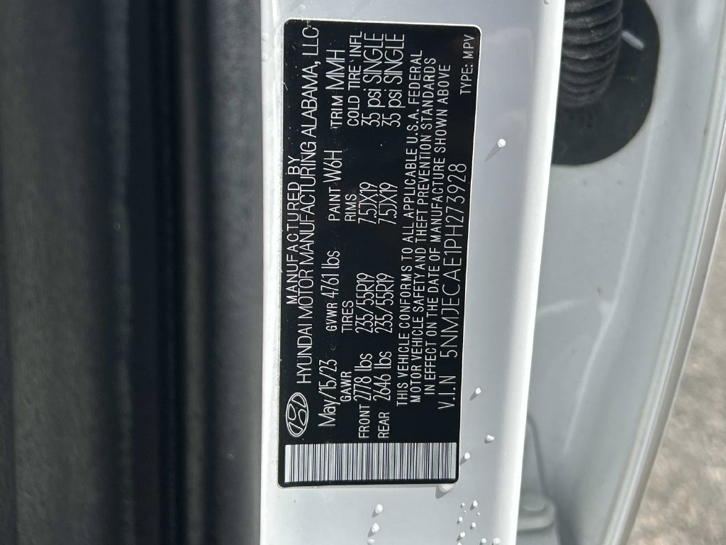 Used 2023 White Hyundai Limited image 10