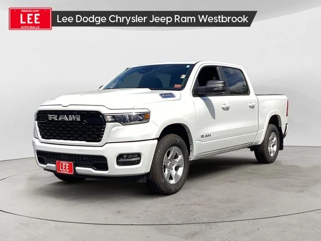 New 2026 Bright White Clearcoat Ram BIG HORN CREW CAB 4X4 5
