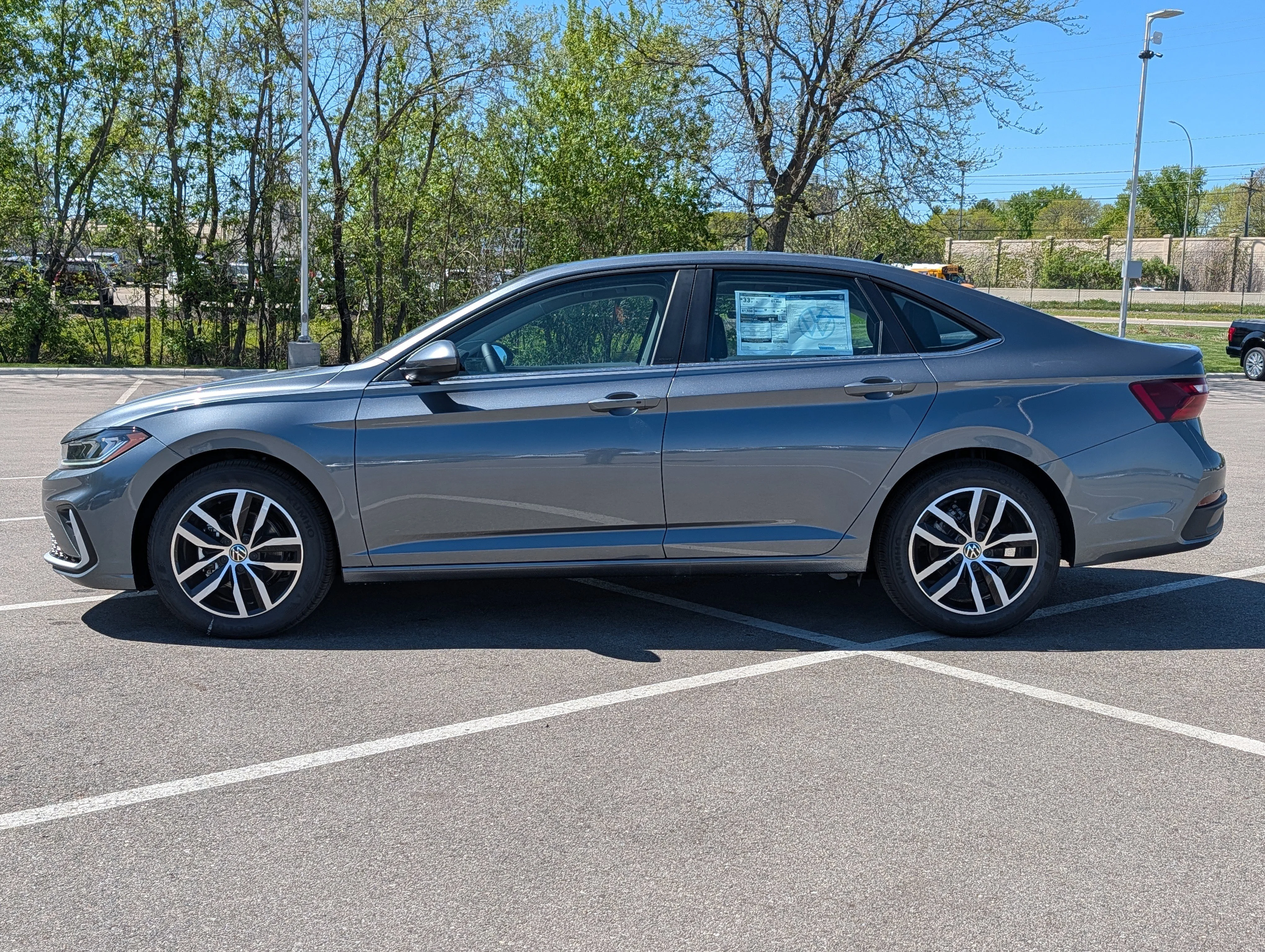 New 2026 Platinum Gray Metallic Volkswagen SE image 3