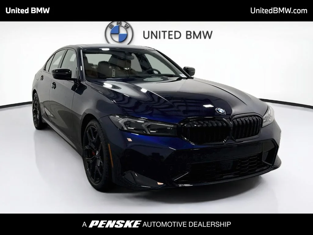 New 2026 Tanzanite Blue II Metallic BMW 330i xDrive image 3