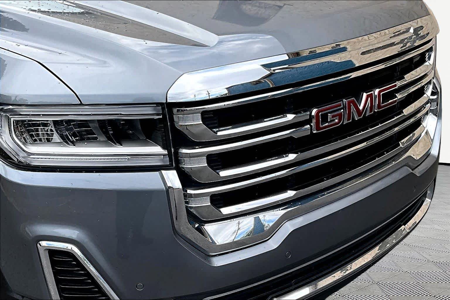 Used 2021 Satin Steel Metallic GMC SLT image 30