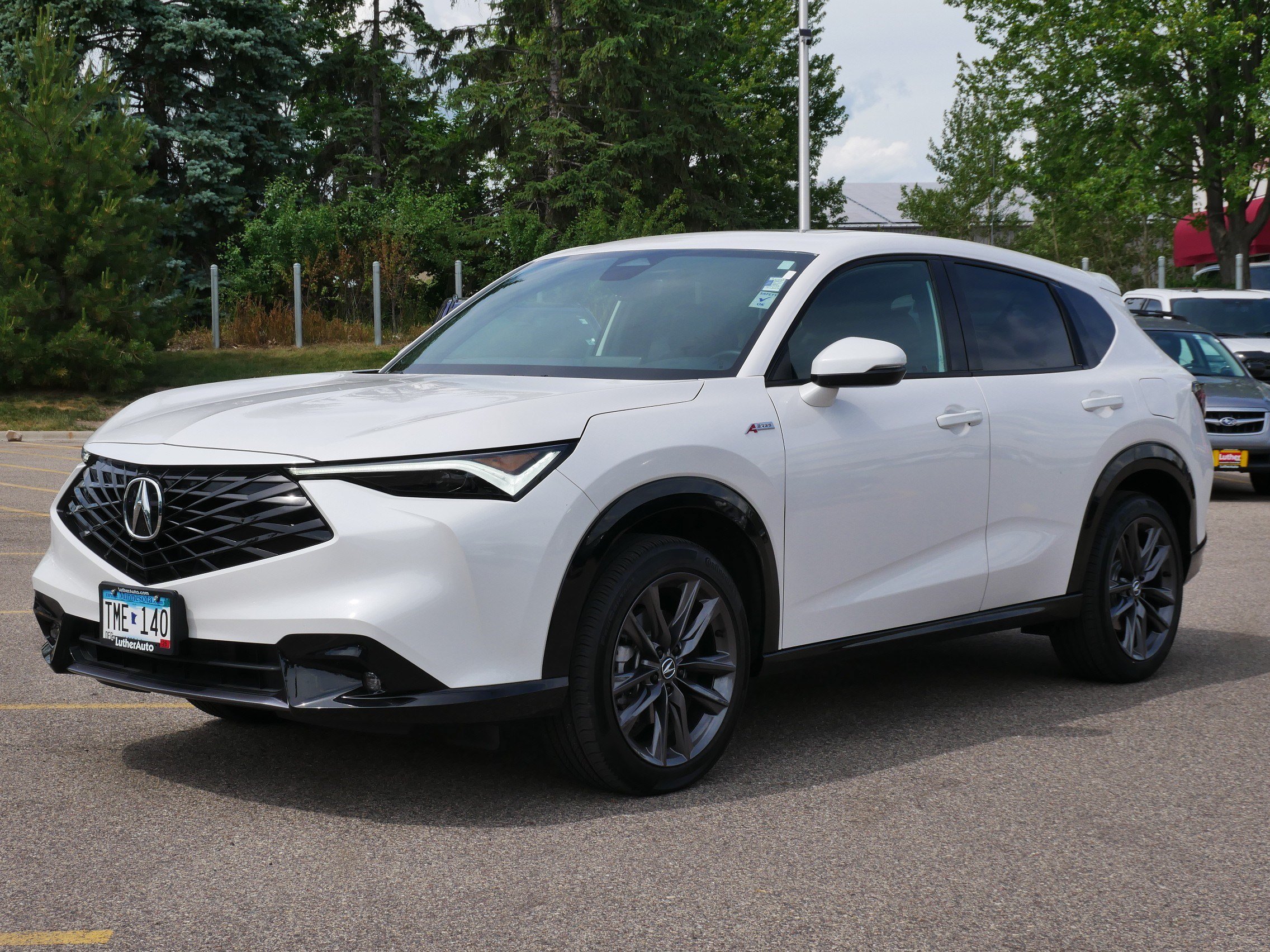 Used 2025 Platinum White Pearl Acura w/A-Spec Package image 3