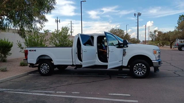 Used 2021 White Ford Lariat image 8