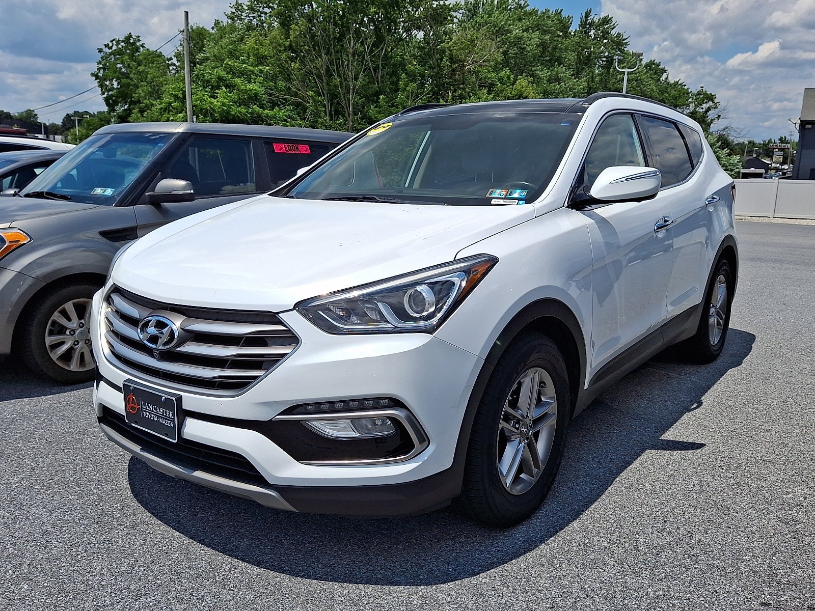 Used 2017 Frost White Pearl Hyundai 2.4L image 2