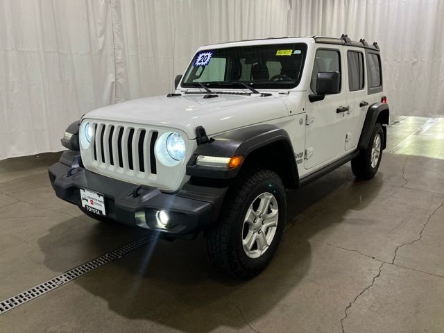 Used 2020 White Jeep Unlimited Sport S image 8