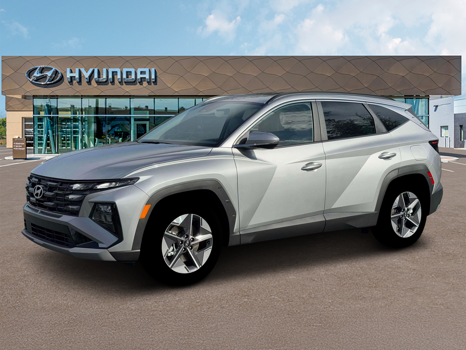 New 2026 Shimmering Silver Hyundai SEL Premium FWD image 2