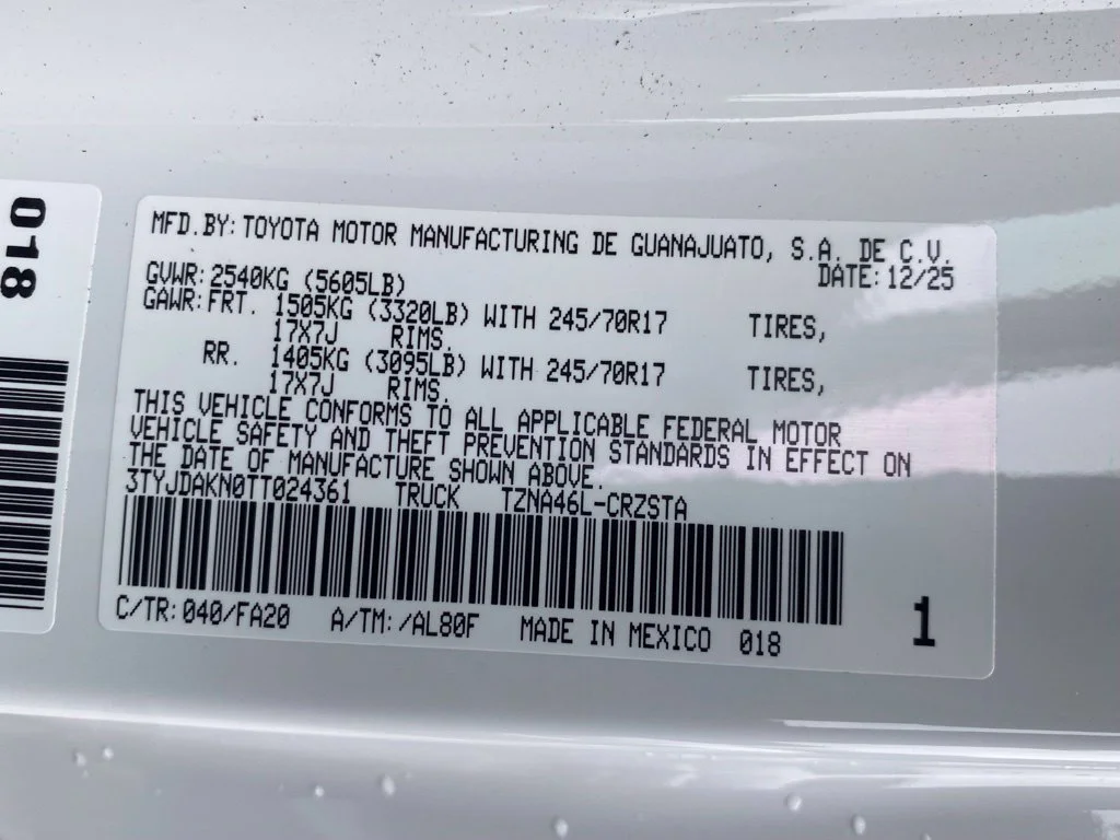 Used 2026 White Toyota SR image 17