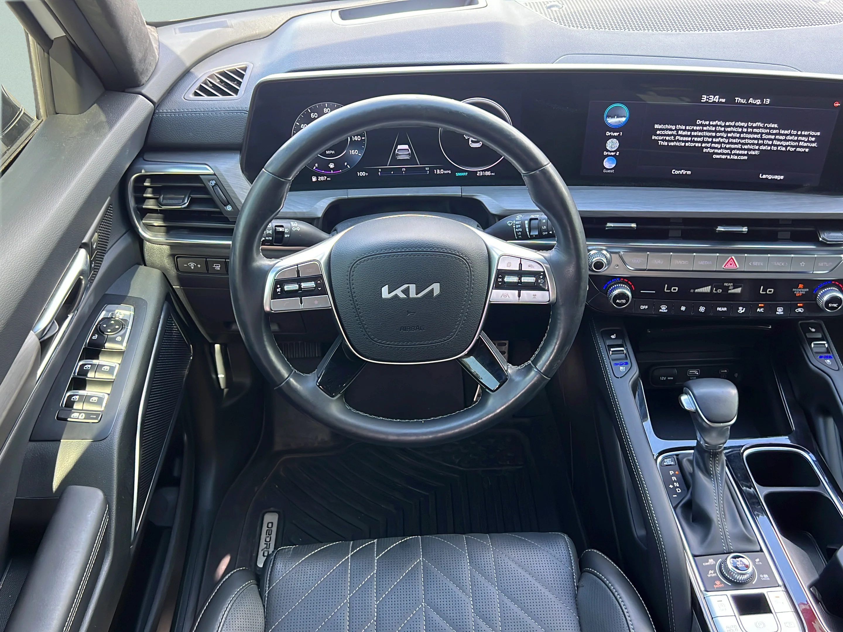 Used 2024 Glacial White Pearl Kia SX Prestige X-Line image 15