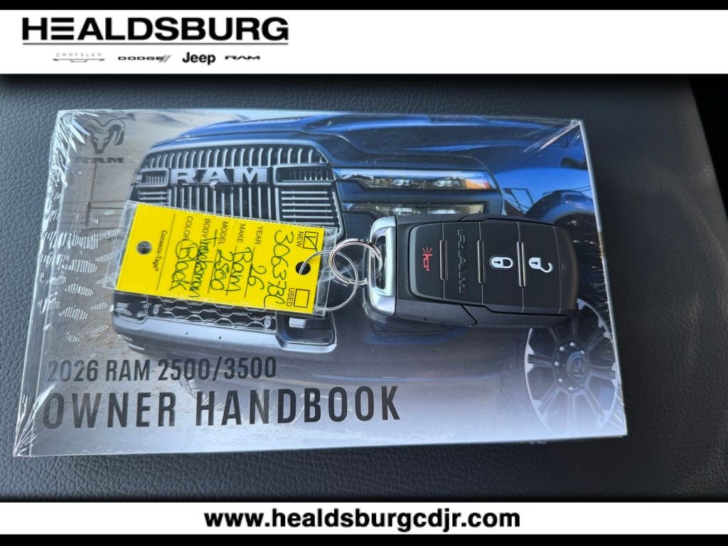 New 2026 Diamond Black Crystal Pearl-Coat Exterior Paint RAM Tradesman image 30