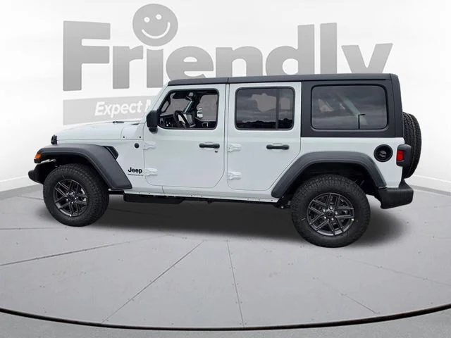 New 2026 Bright White Clear-Coat Exterior Paint Jeep Sport S image 8