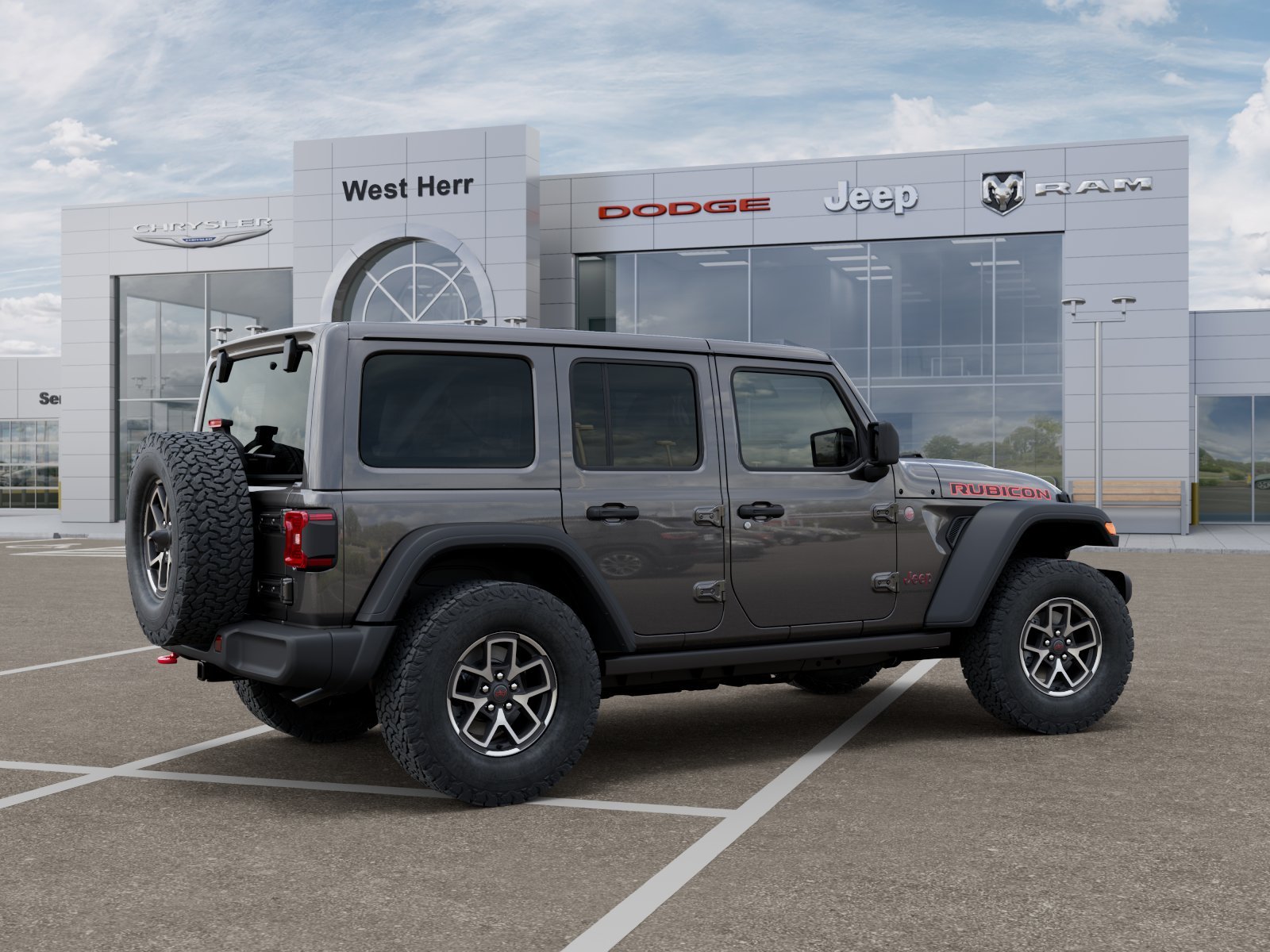 New 2026 Granite Crystal Metallic Clear-Coat Exterior Paint Jeep Rubicon image 54