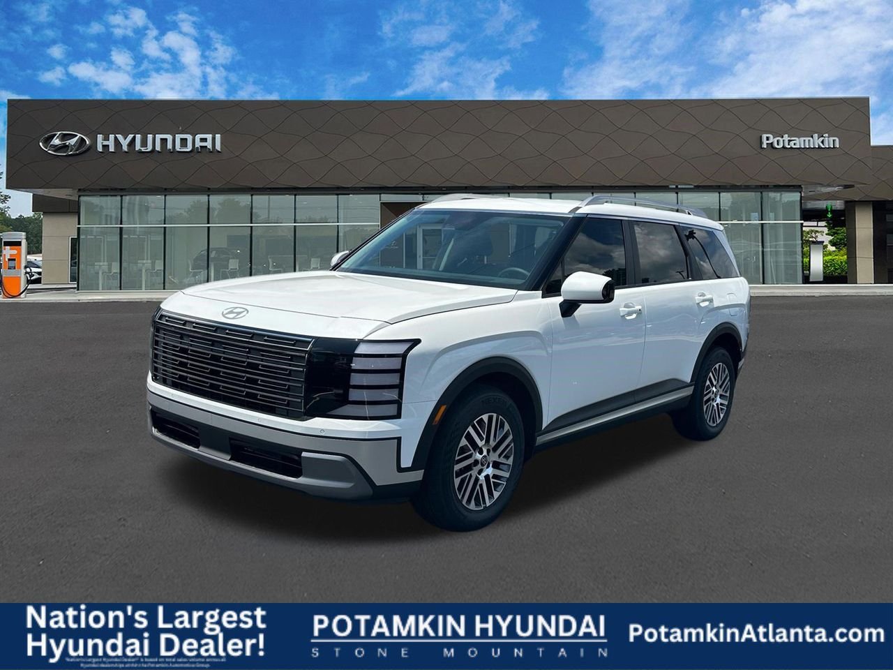 New 2026 Creamy White Pearl Hyundai SEL 7P image 1