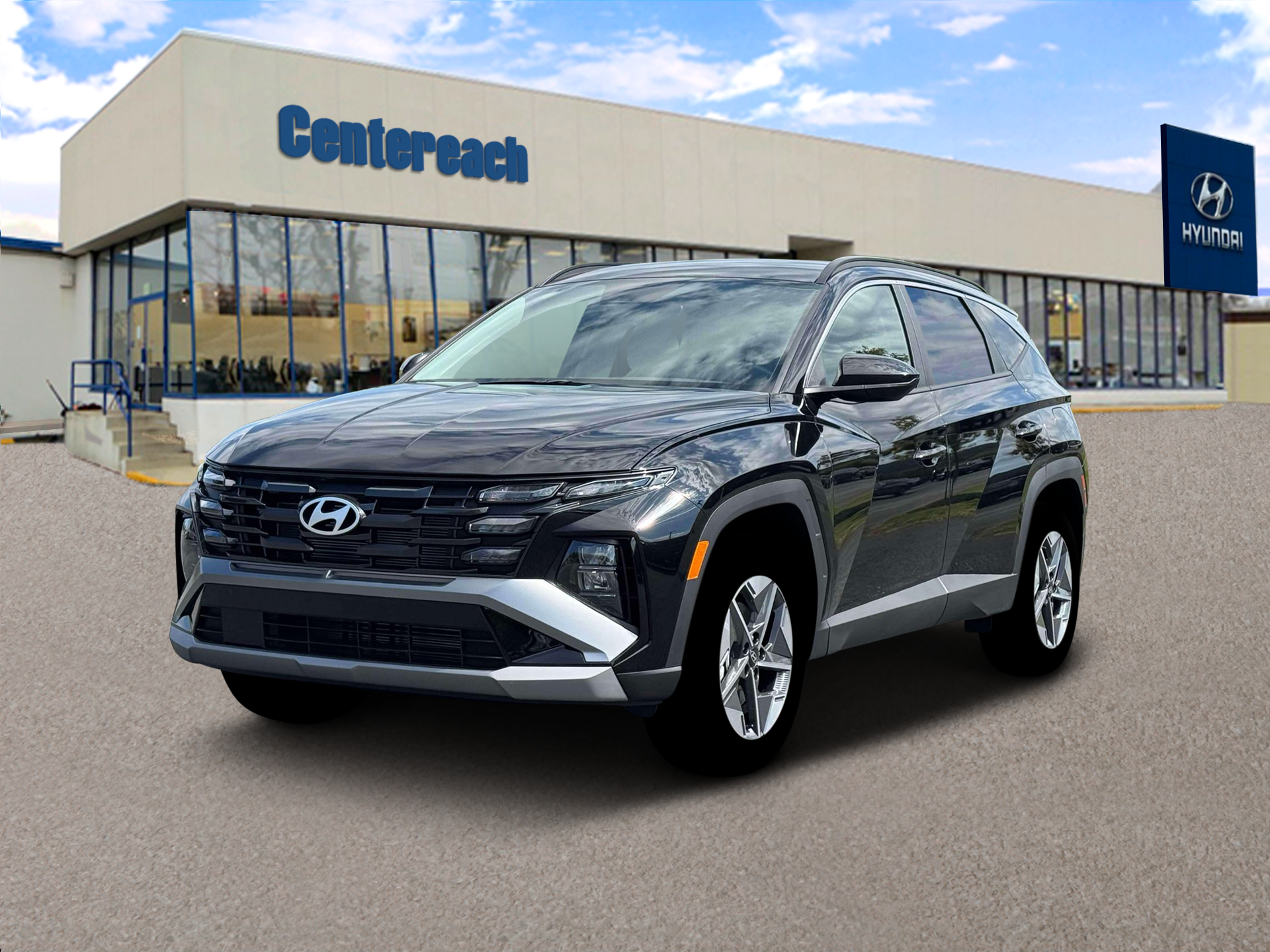 New 2026 Phantom Black Hyundai SEL Plus AWD image 1