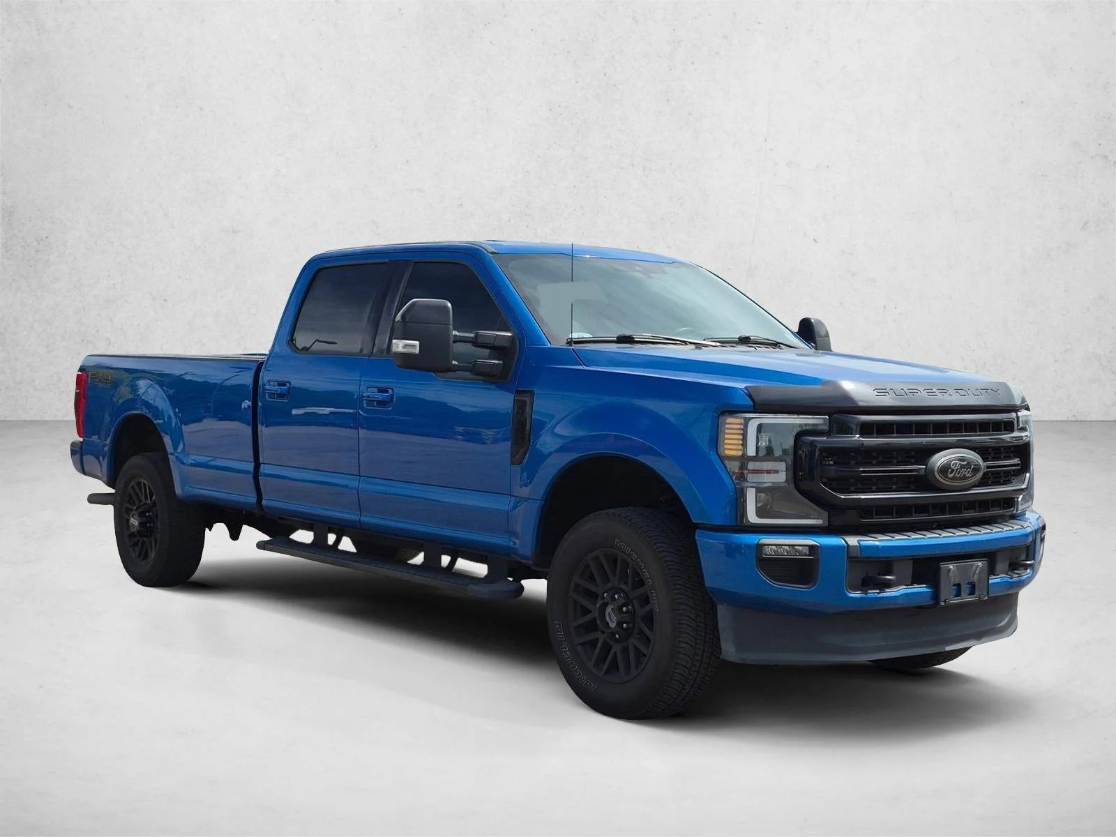 Certified Used 2021 Velocity Blue Metallic Ford LARIAT image 2