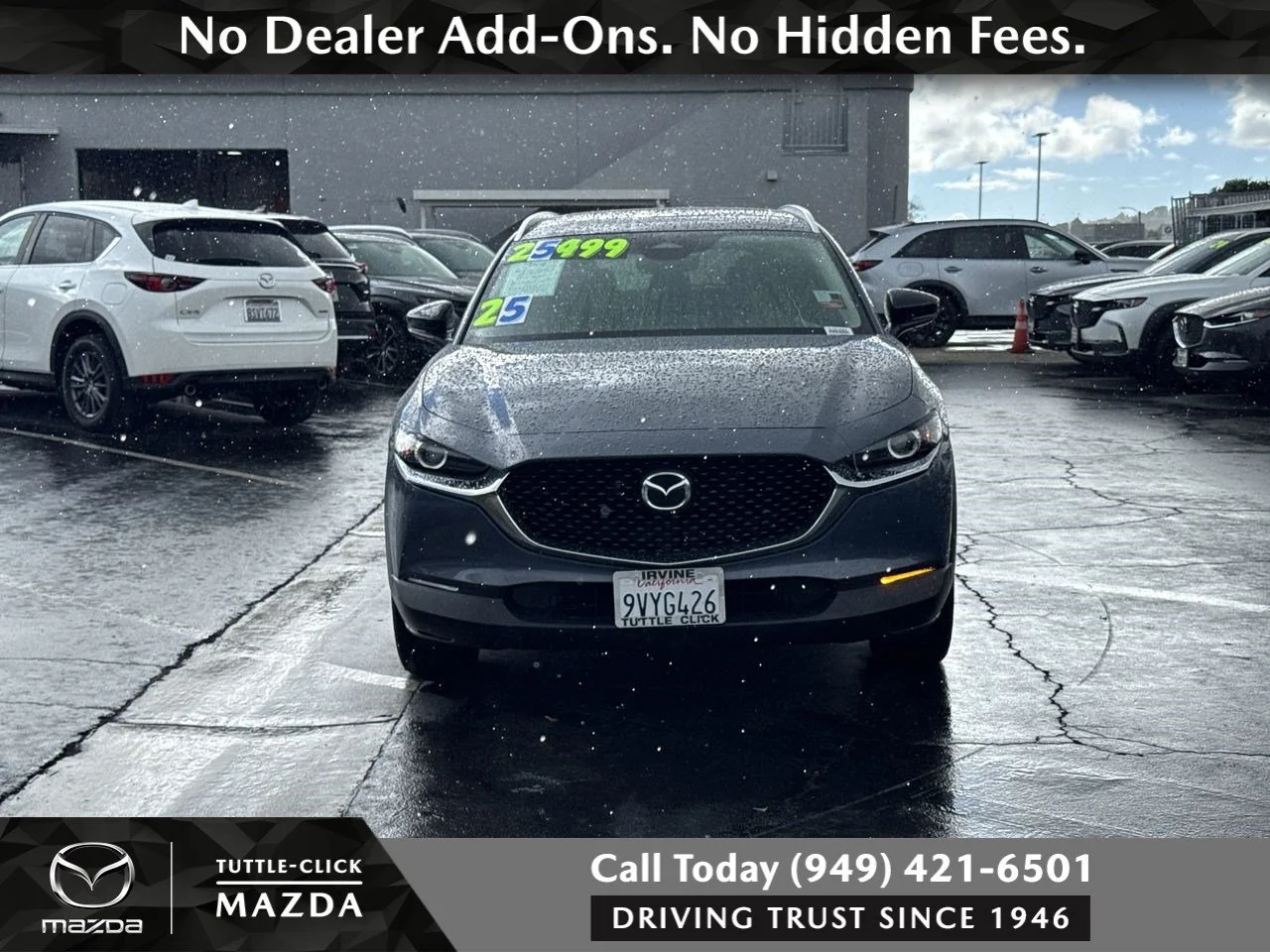 Used 2025 Polymetal Gray Metallic Mazda 2.5 S Carbon Edition image 11