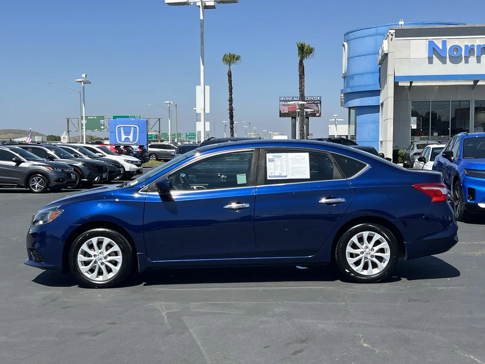 Used 2018 Nissan Sentra SV with VIN 3N1AB7AP6JL624928 for sale in Irvine, CA