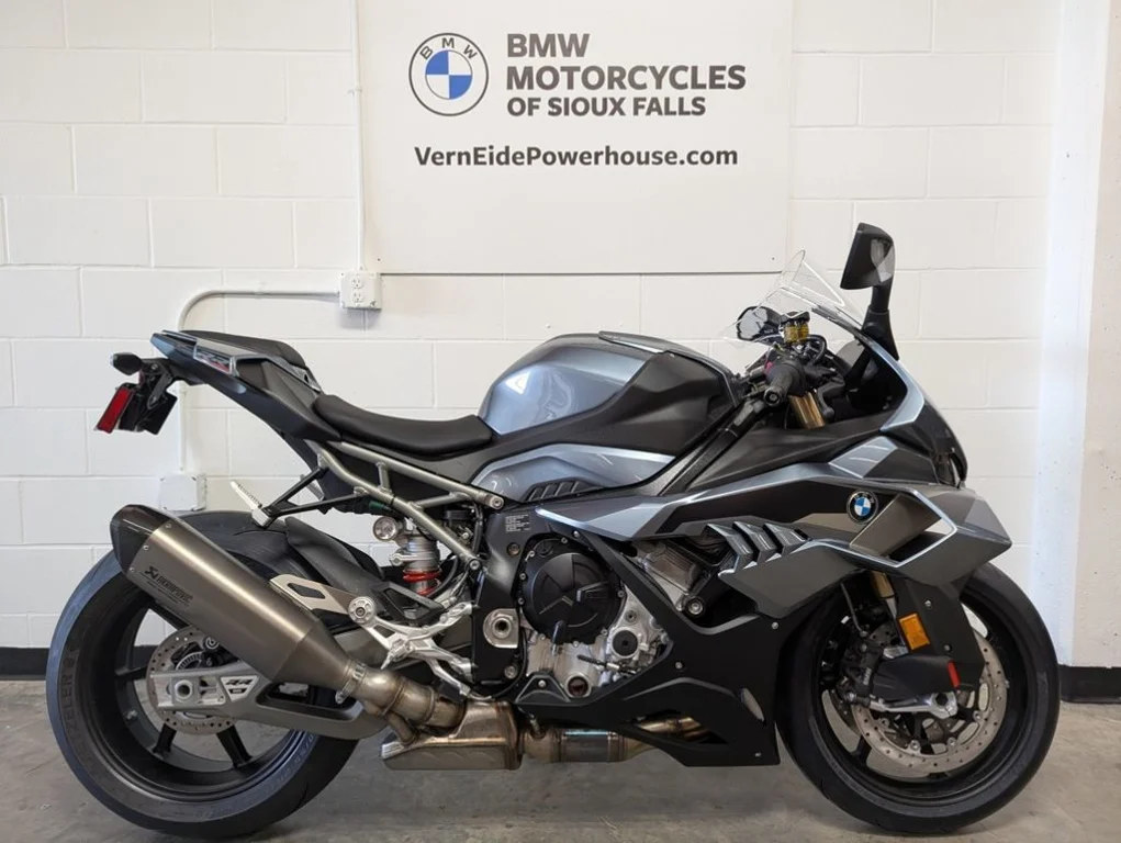 New 2026 BLUESTONE METALLIC BMW 1000 RR Light White M Motorsport image 1