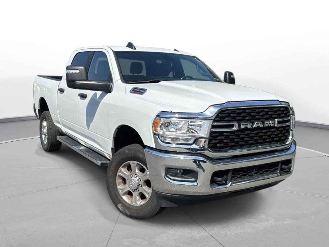 Used 2024 Bright White Clearcoat Ram Big Horn image 4
