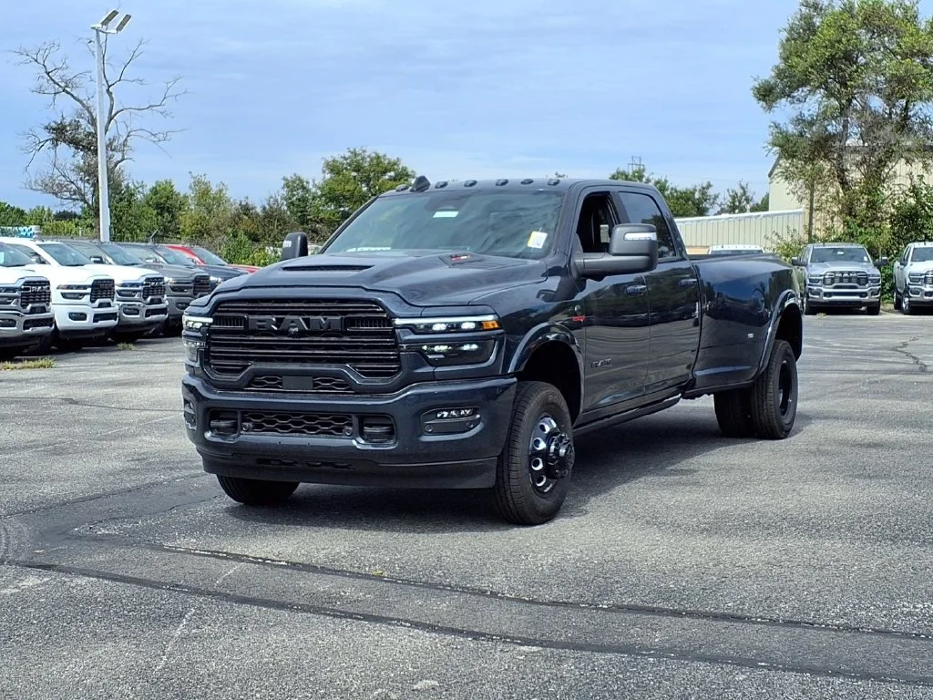 New 2027 Forged Blue Metallic Exterior Paint RAM Laramie image 2