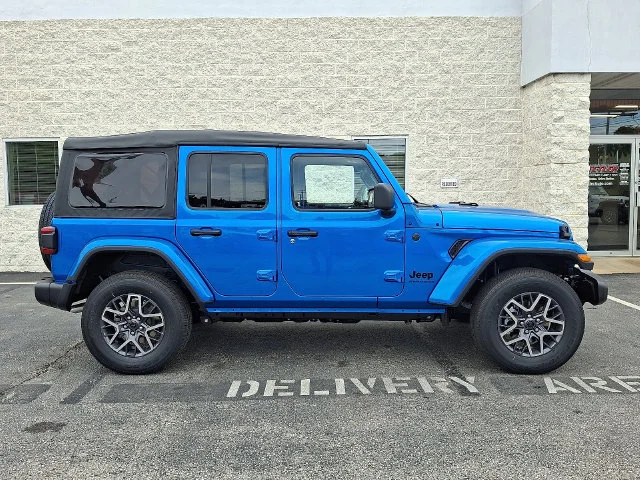 New 2025 Blue Jeep Sahara image 9