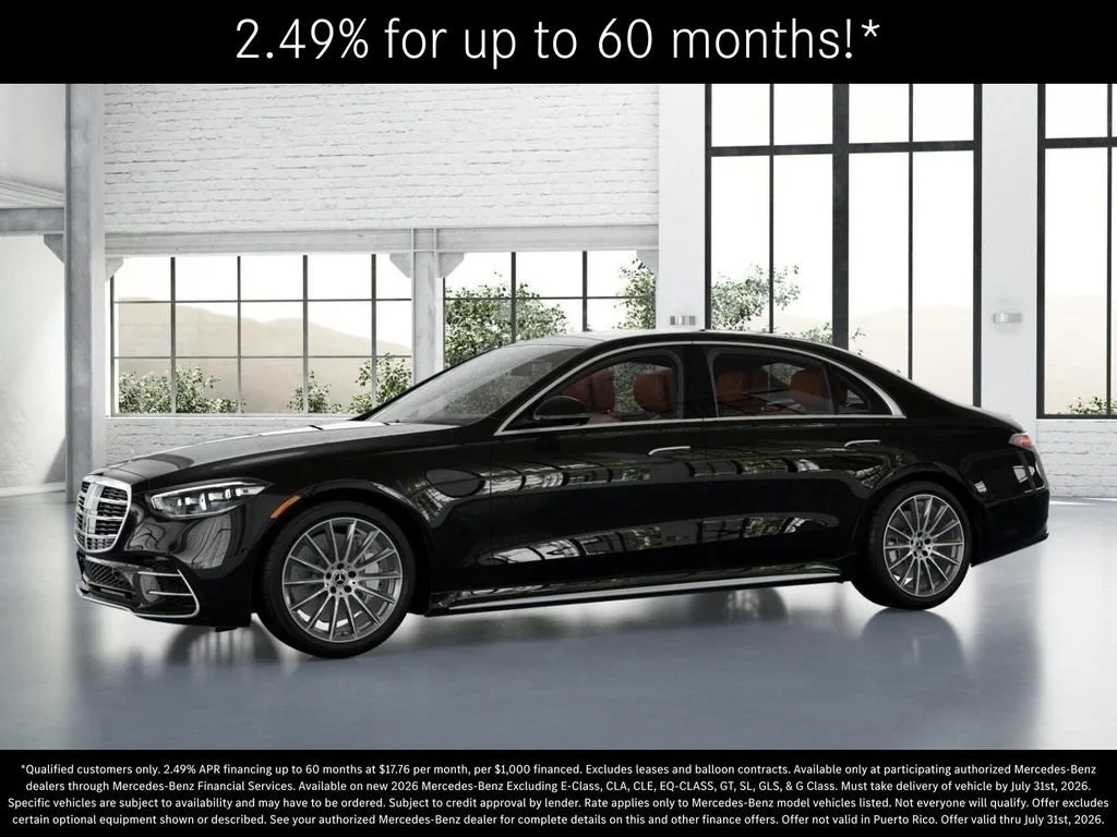 New 2026 Obsidian Black Metallic Mercedes-Benz S 580 image 79