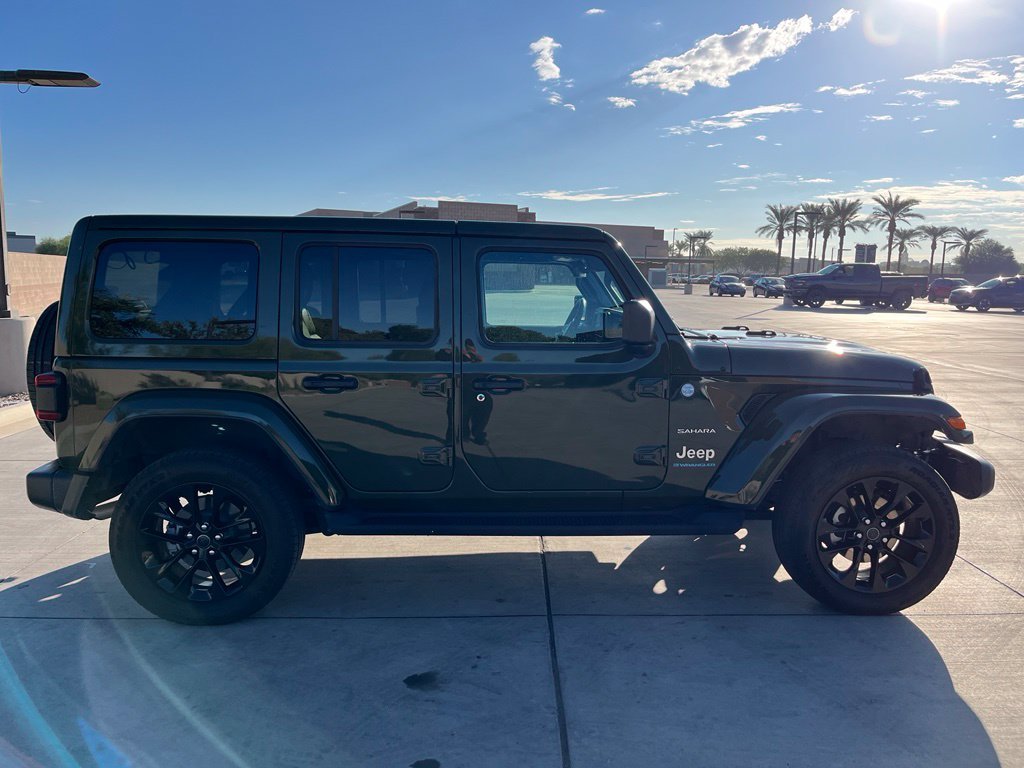 Used 2024 Green Jeep Sahara 4xe image 10