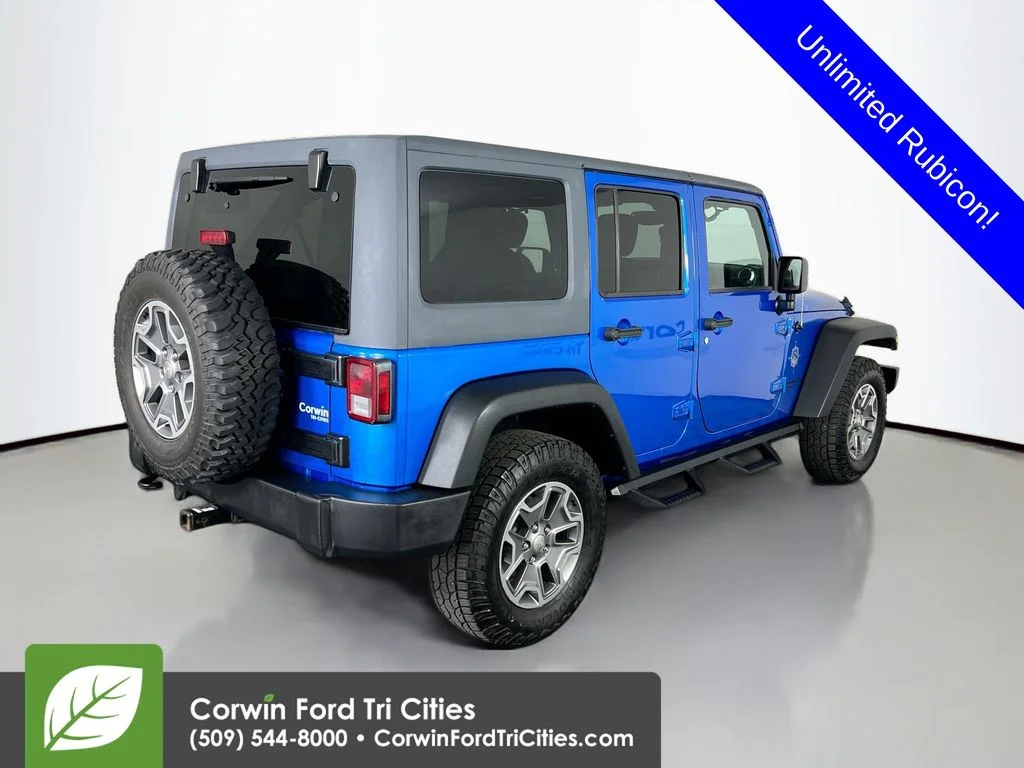 Used 2016 Blue Jeep Unlimited Rubicon image 15