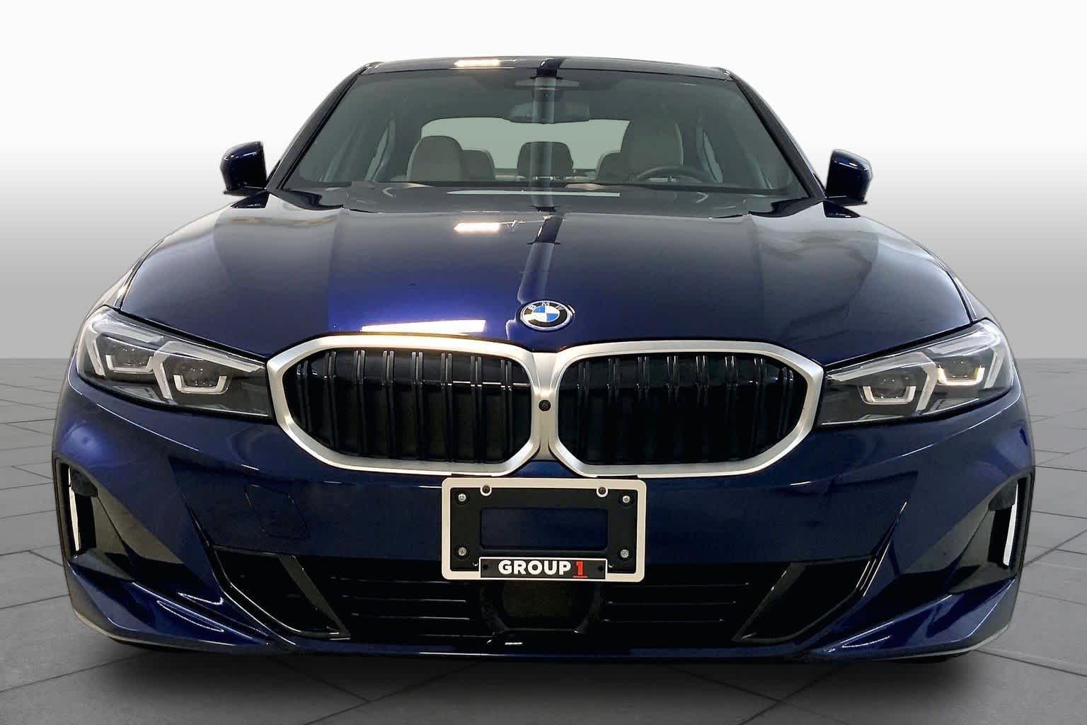 Certified Used 2023 Tanzanite Blue II Metallic BMW 330e xDrive image 3