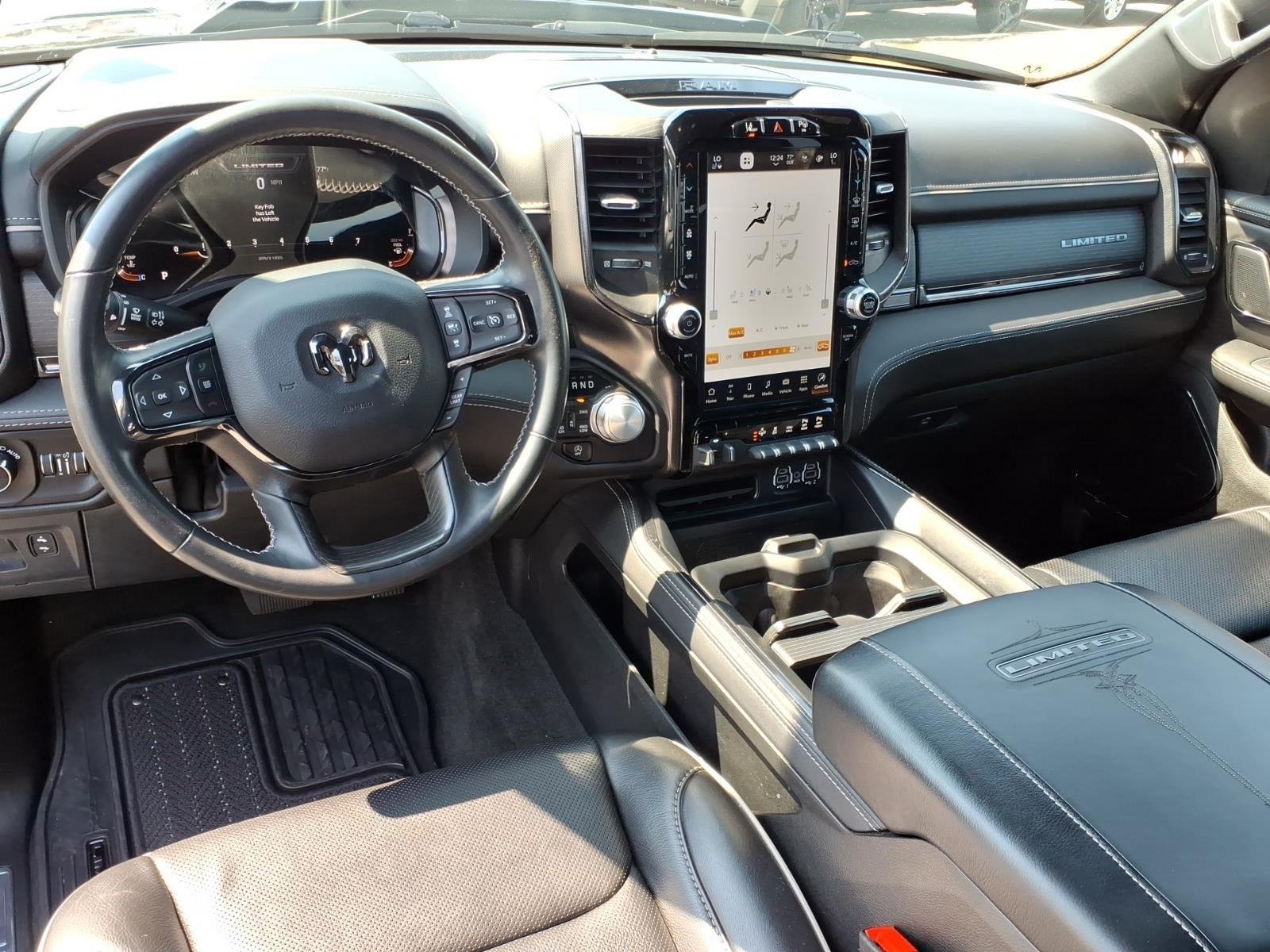 Used 2023 Diamond Black Crystal Pearlcoat Ram Limited image 23