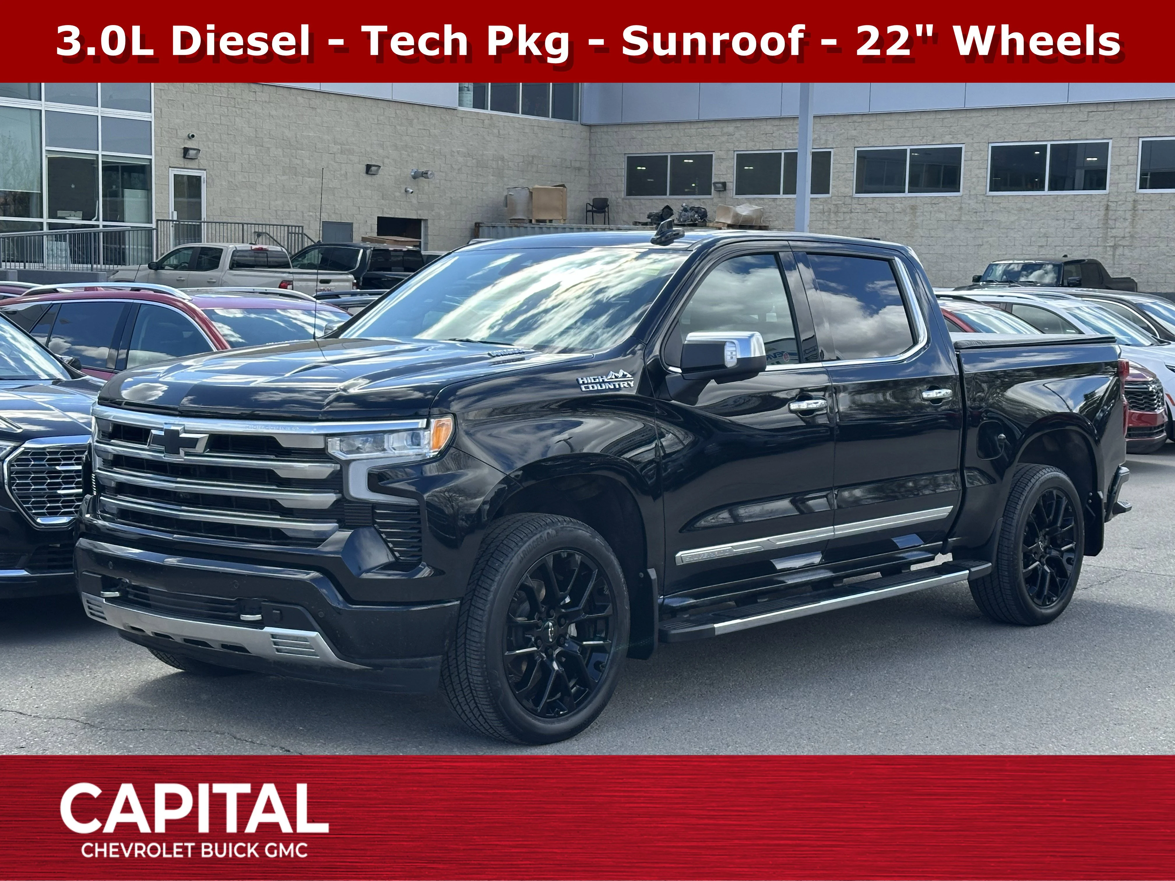 Certified Used 2024 Black Chevrolet High Country image 1