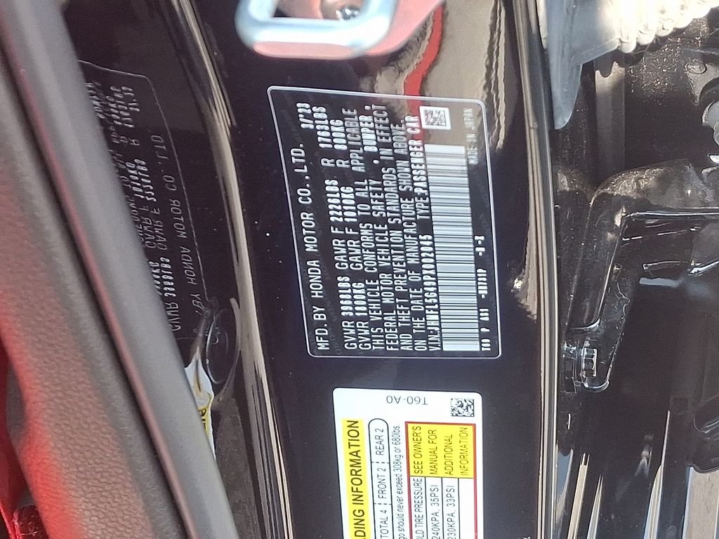 Certified Used 2023 Crystal Black Pearl Honda TYPE R image 27