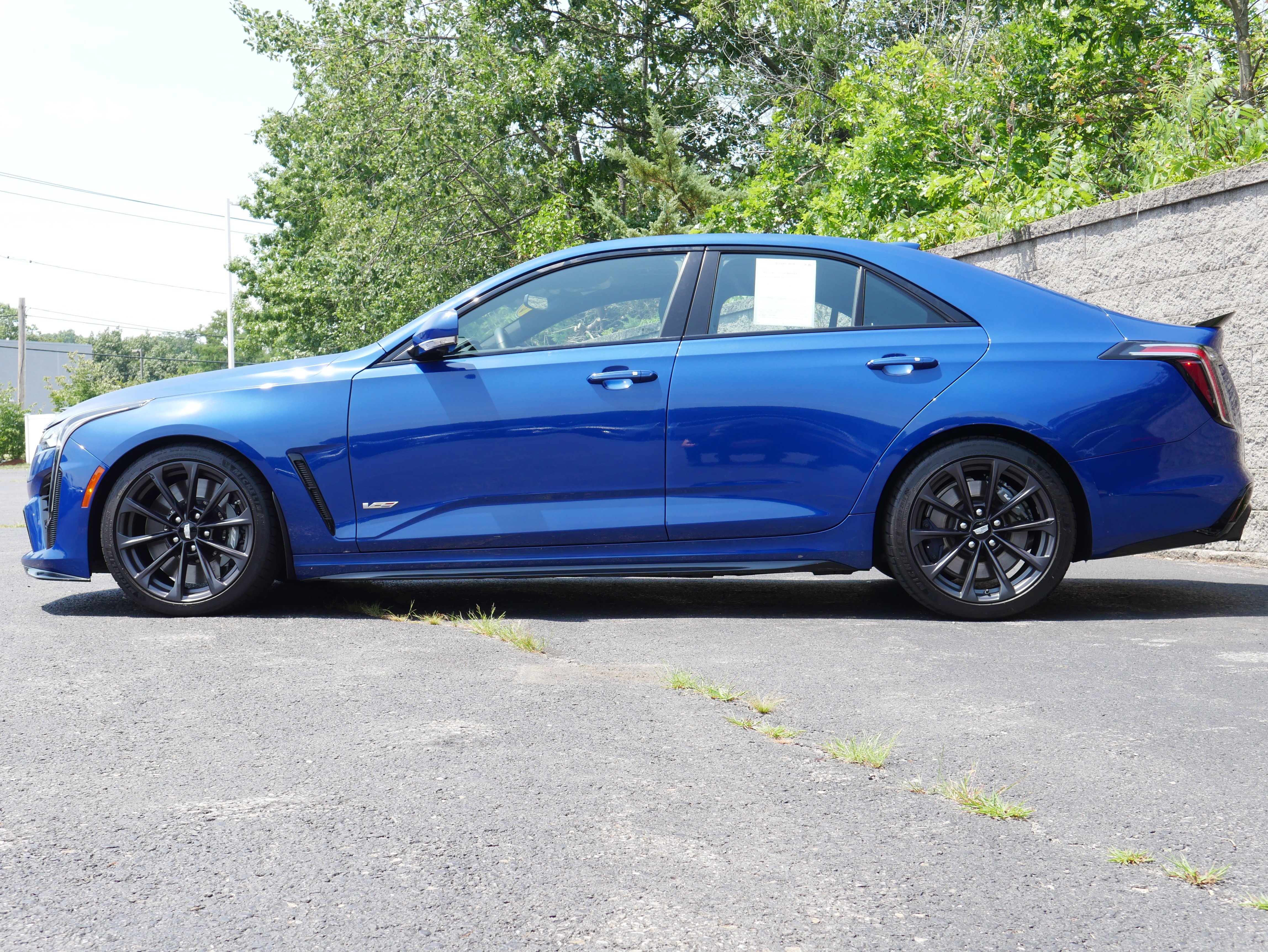 Used 2022 Wave Metallic Cadillac V-Series Blackwing image 3
