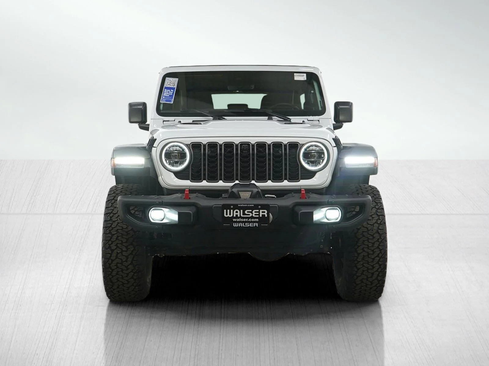Used 2024 Bright White Clearcoat Jeep Rubicon image 8