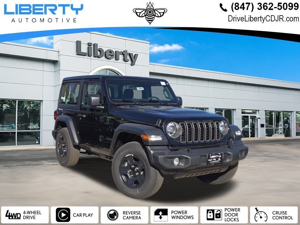 New 2026 Black Clearcoat Jeep Sport image 1