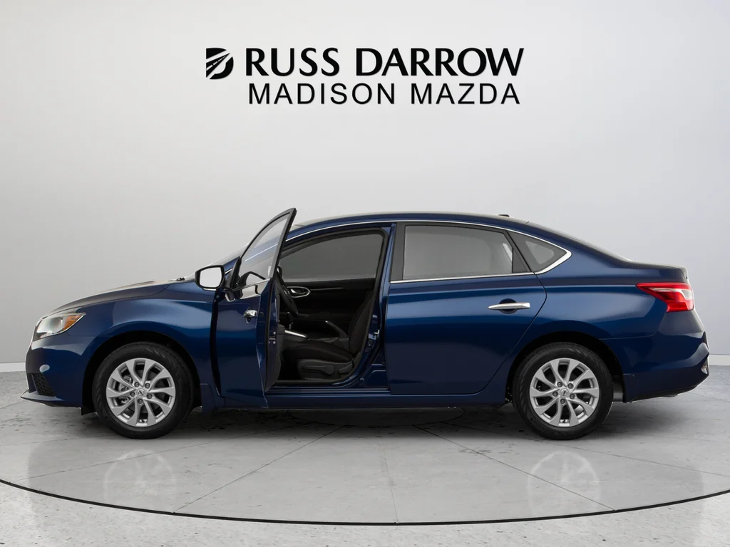 Used 2019 Blue Nissan SV image 2