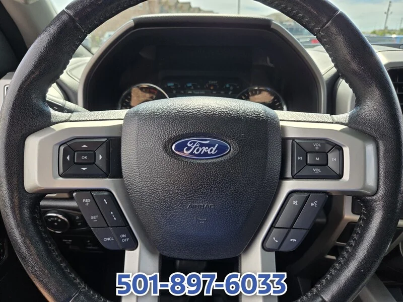 Used 2018 Shadow Black FORD LARIAT 4WD SUPERCREW 5.5