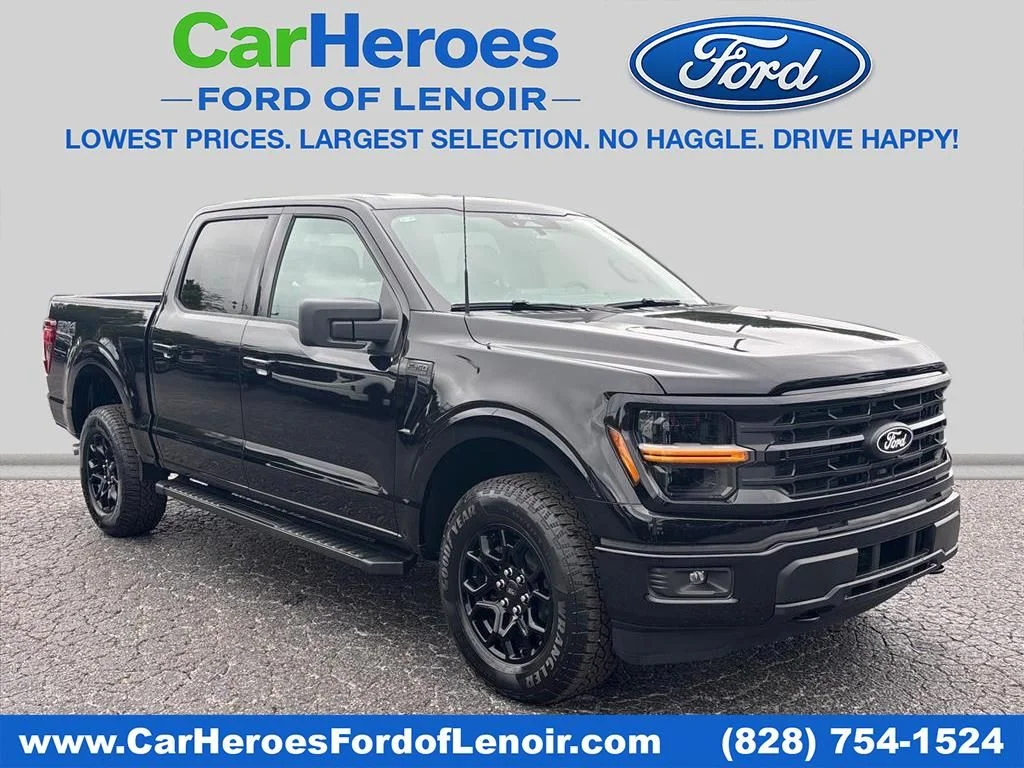 New 2026 Agate Black Metallic Ford XLT image 1