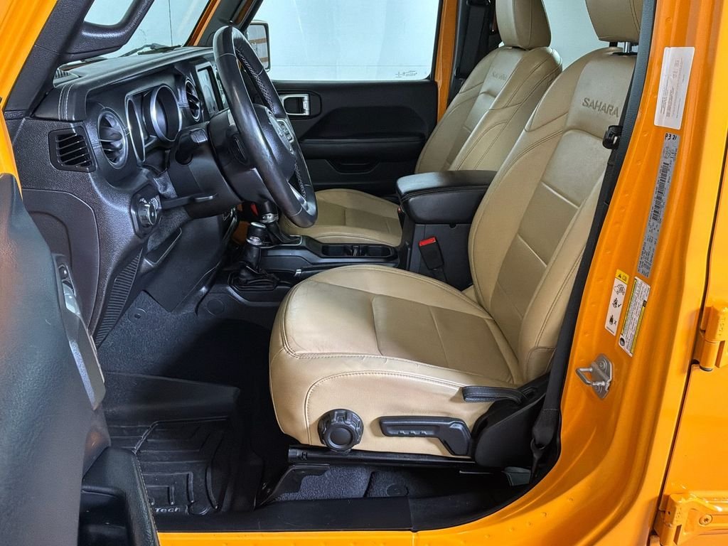 Used 2018 Yellow Jeep Unlimited Sahara image 15