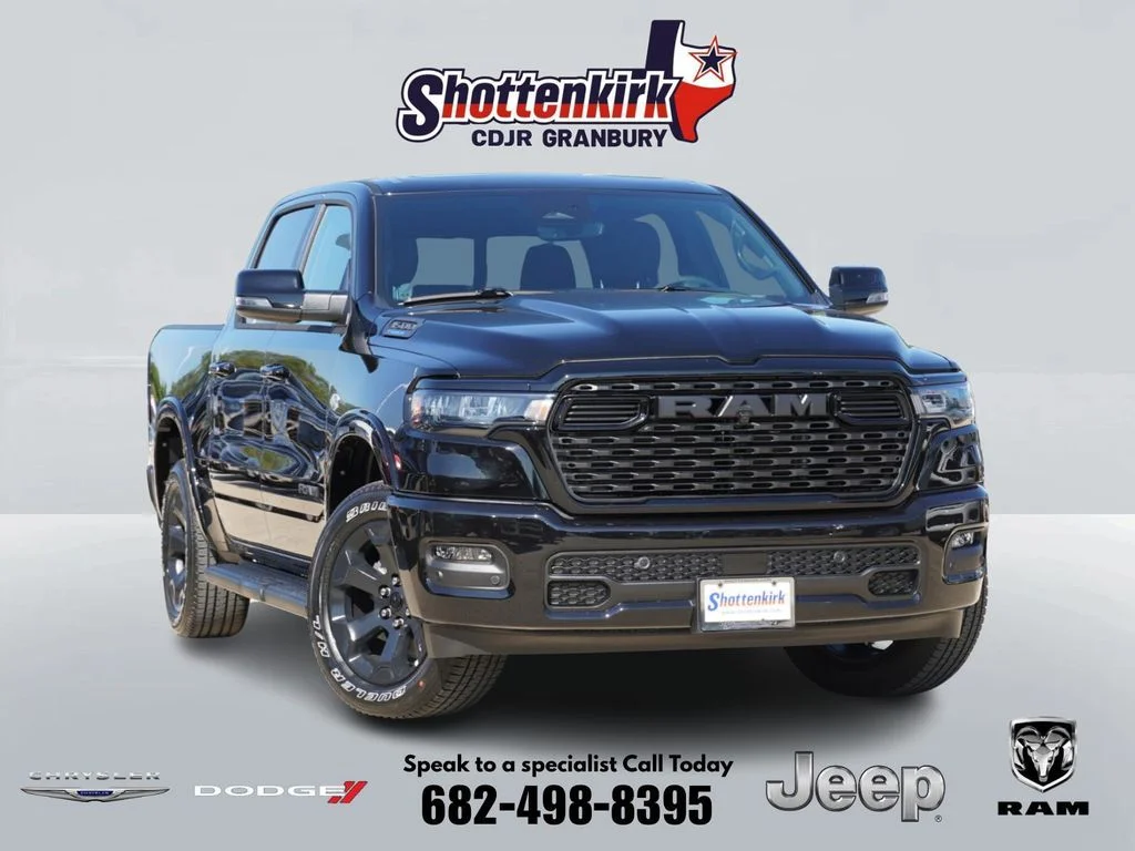 New 2026 Diamond Black Crystal Pearlcoat RAM Big Horn/Lone Star image 1