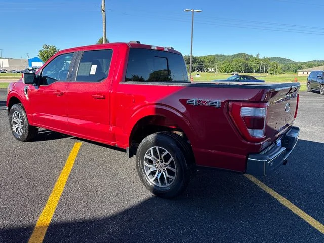 Used 2021 Red Metallic Ford Lariat image 4