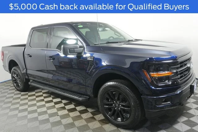 New 2026 Antimatter Blue Metallic Ford XLT image 2