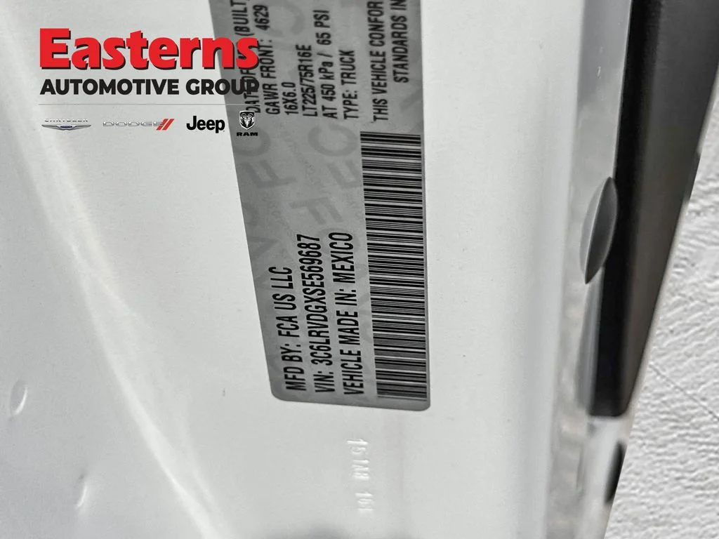 New 2025 Bright White Clear-Coat Exterior Paint RAM High Roof image 29