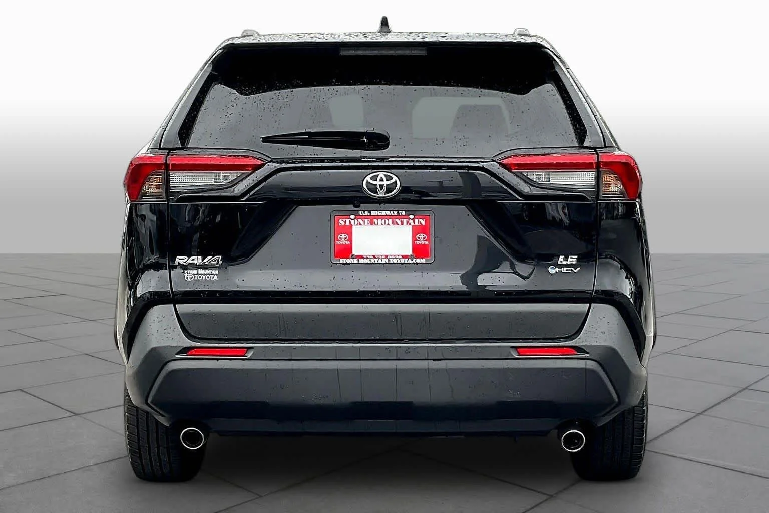 Certified Used 2025 Midnight Black Metallic Toyota Hybrid LE image 5