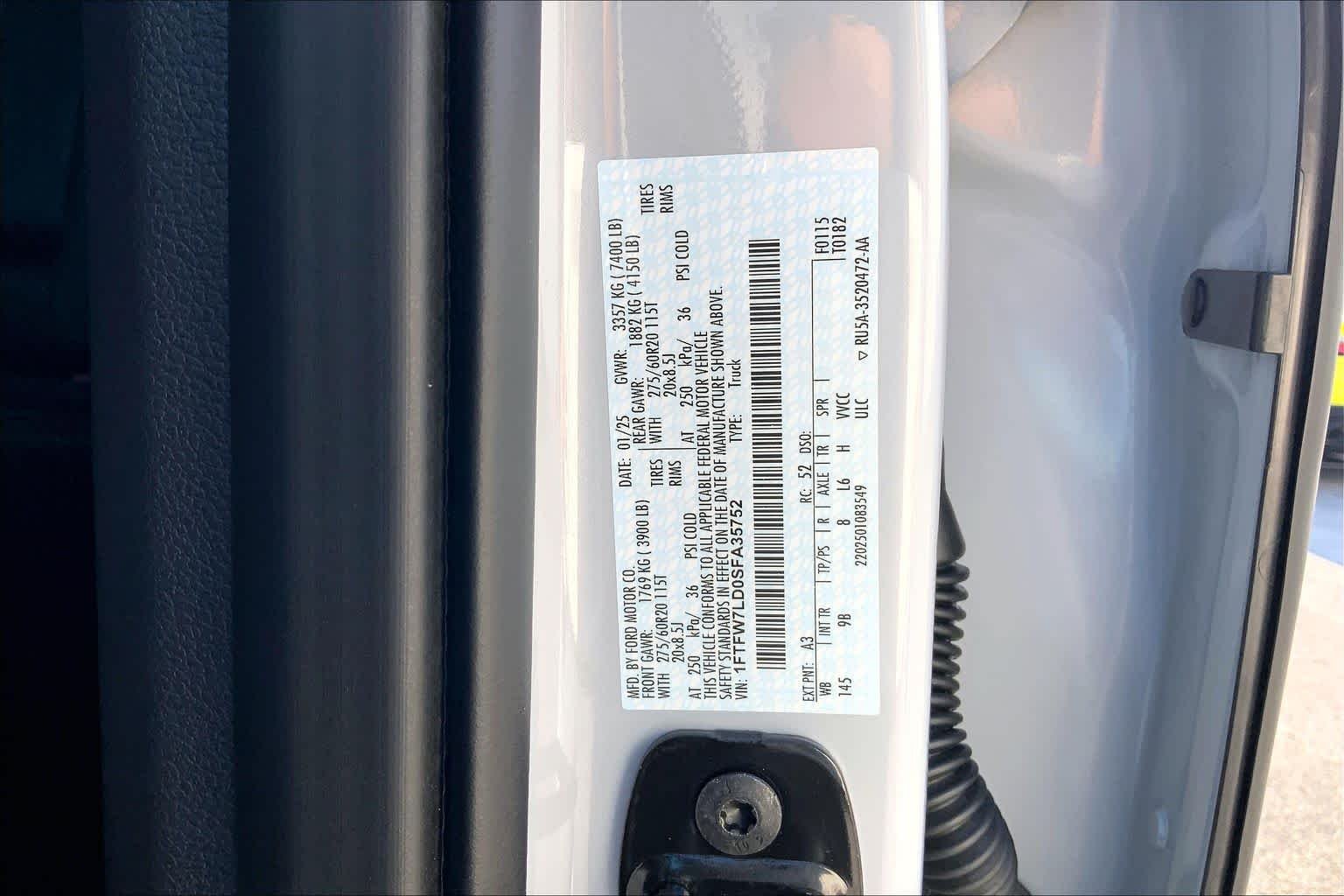Used 2025 Space White Ford Platinum image 37