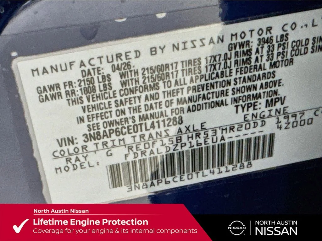 New 2026 Blue Nissan SV image 38
