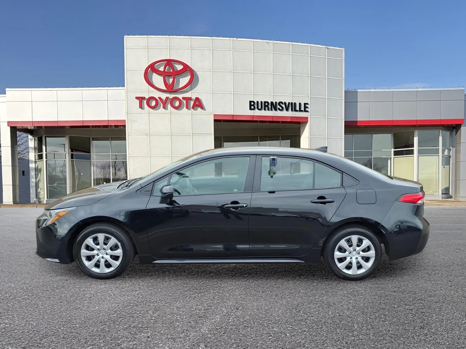 Certified Used 2025 Black Toyota LE image 7